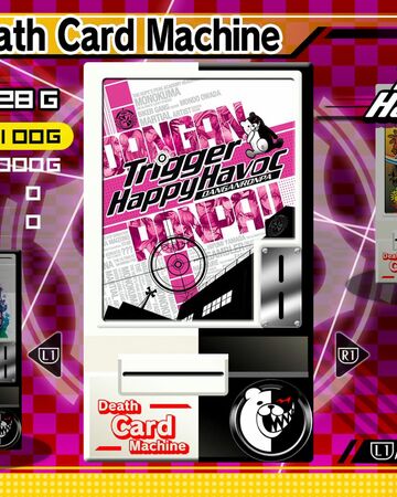 Ultimate Death Card Machine Danganronpa Wiki Fandom