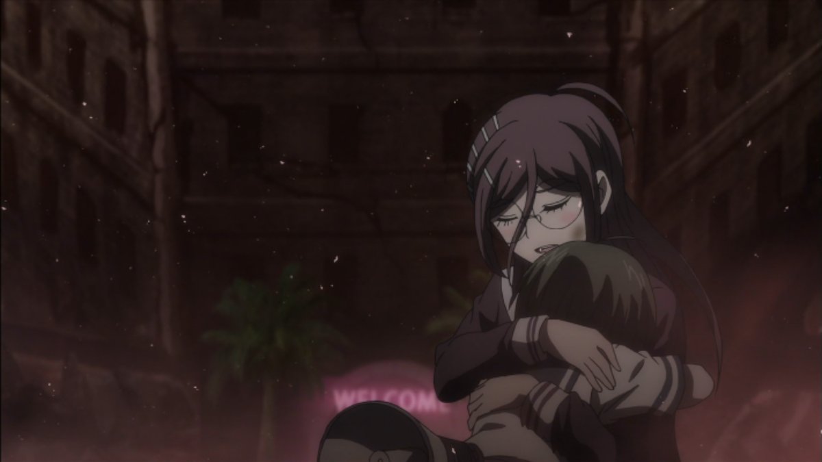 Image Komaru Fukawa hug.jpg Danganronpa Wiki FANDOM powered by Wikia