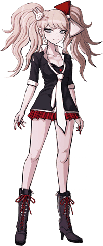 Image - Mukuro Ikusaba (As Junko) Beta Sprite (PSP).png | Danganronpa