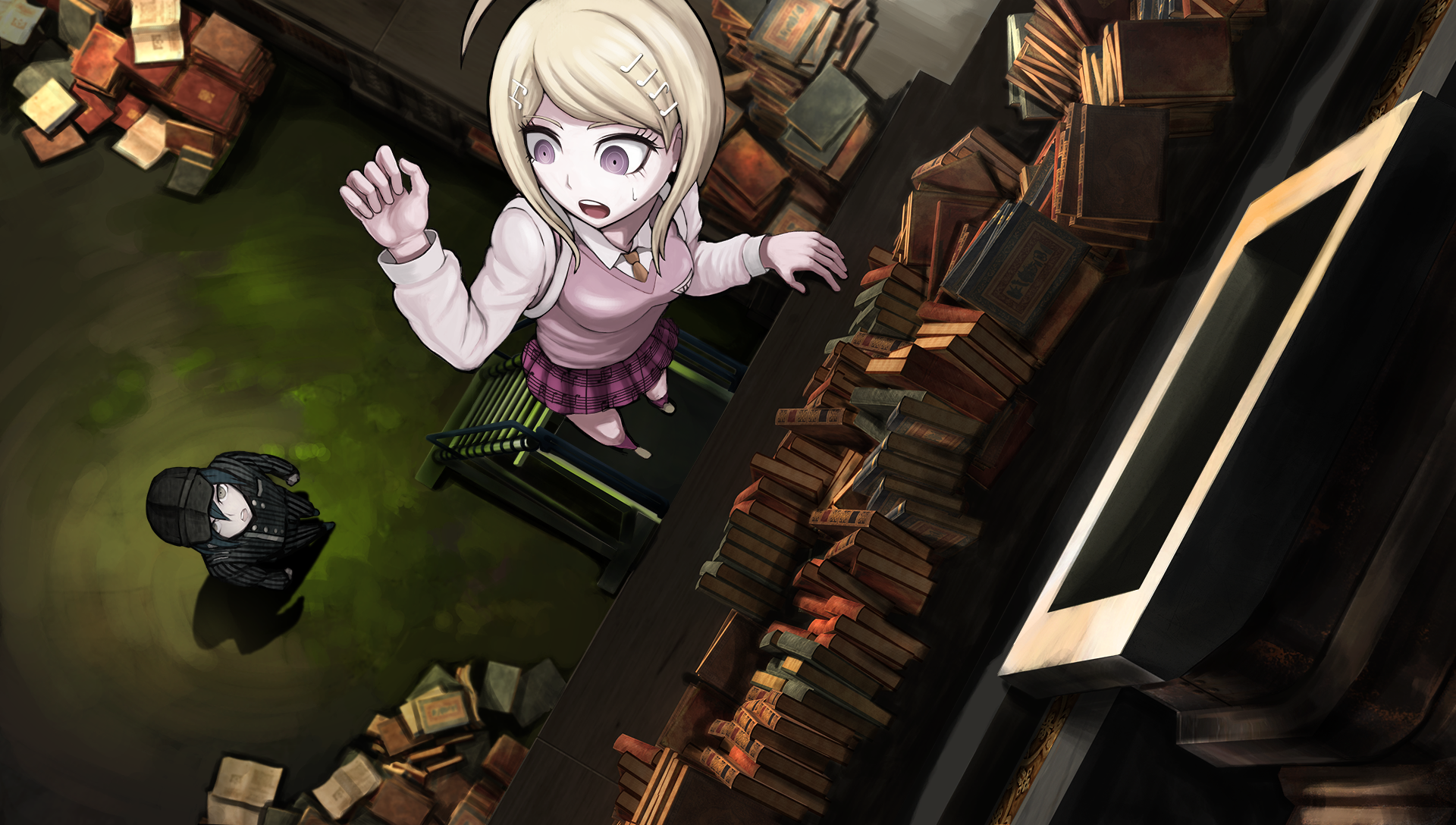 Image Danganronpa V3 CG Kaede Akamatsu and Shuichi Saihara setting