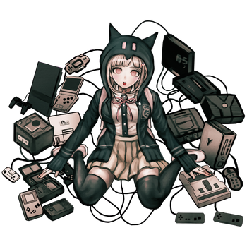 + Chiaki Nanami + Minecraft Skin