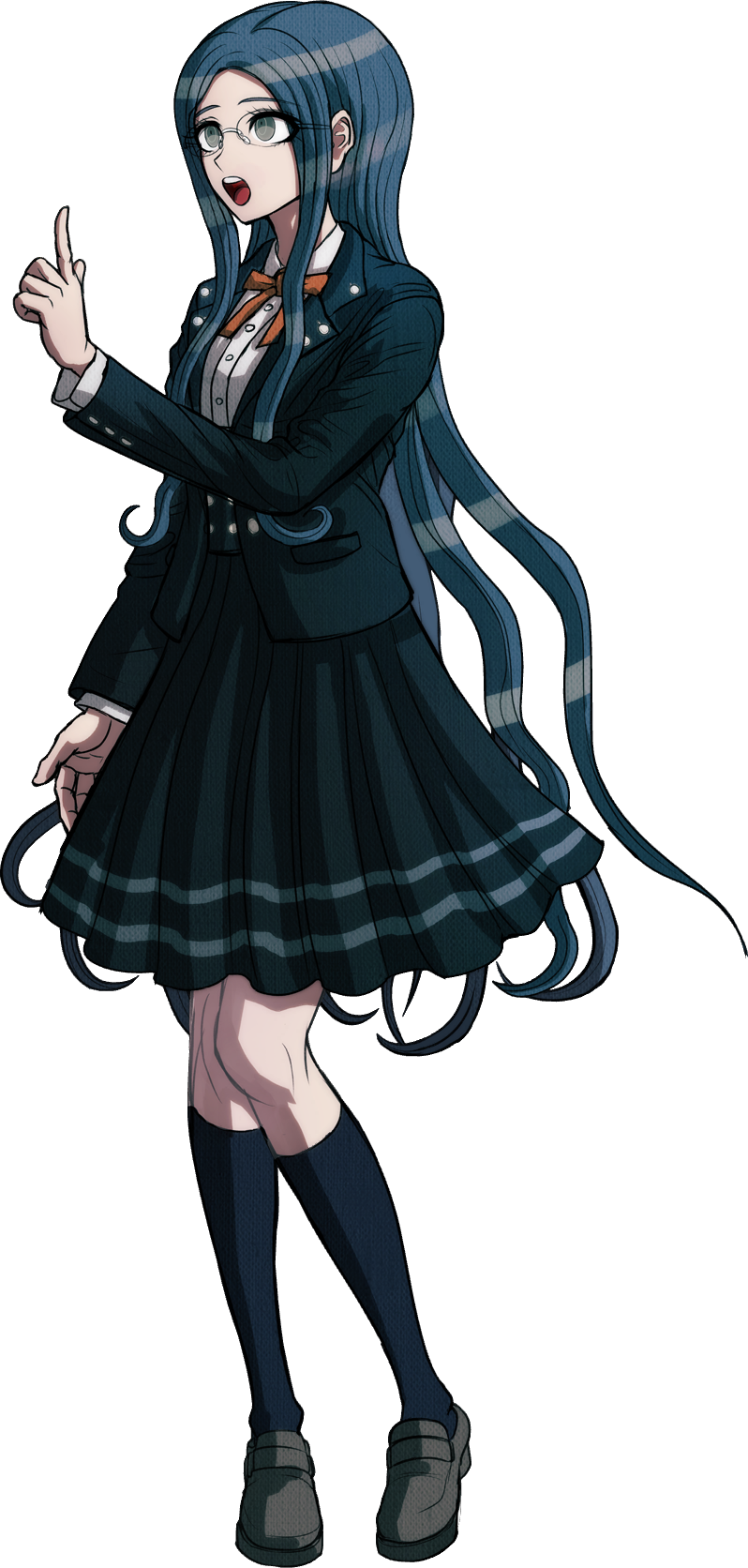 Image - Danganronpa V3 Tsumugi Shirogane Fullbody Sprite (6).png