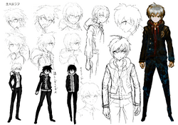 Makoto Naegi Beta Designs 1.2 Reload Artbook