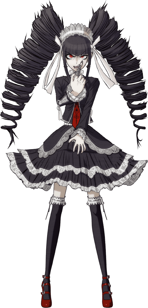 Изображение Celestia Ludenberg Fullbody Sprite 10png Danganronpa вики Fandom Powered By 