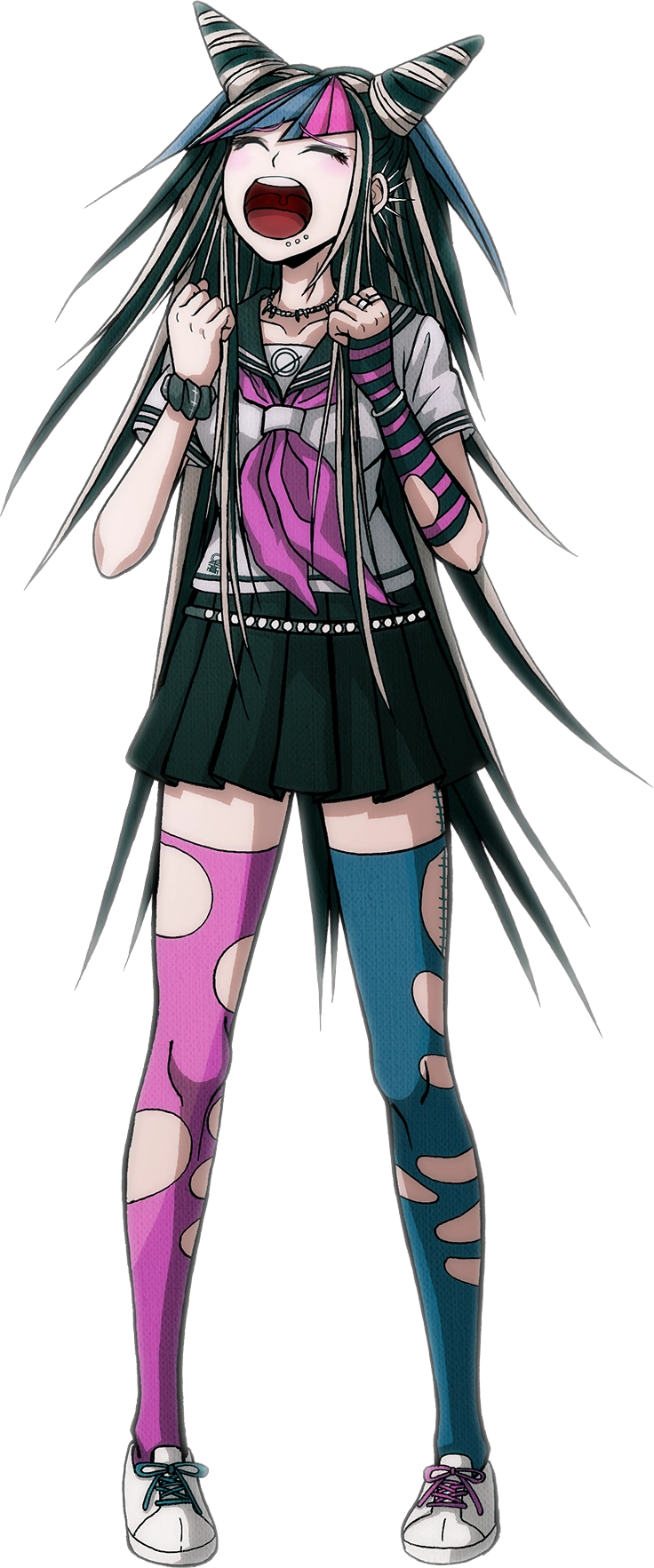 Image - Danganronpa V3 Tsumugi Shirogane Fullbody Sprite (Ibuki Mioda) (2).png | Danganronpa ...