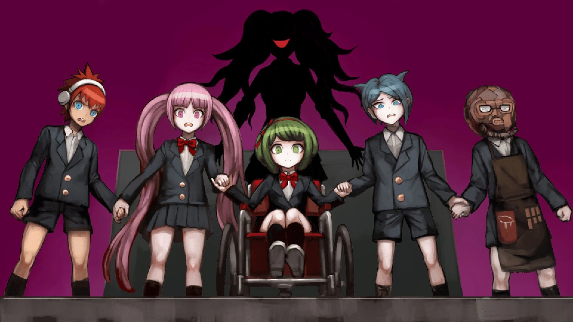Image - Junko Enoshima stopping the Warriors of Hope from dying.jpg | Danganronpa Wiki | FANDOM ...