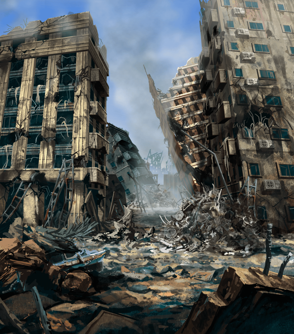 Image Danganronpa 2 CG The city ruins (1).png Danganronpa Wiki