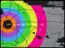 MAP OF BATTERY CITY