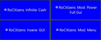 Roblox Rocitizens Admin Script