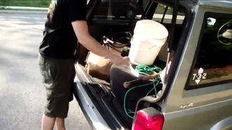 Loading the van