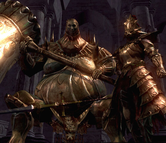ornstein and smough statue