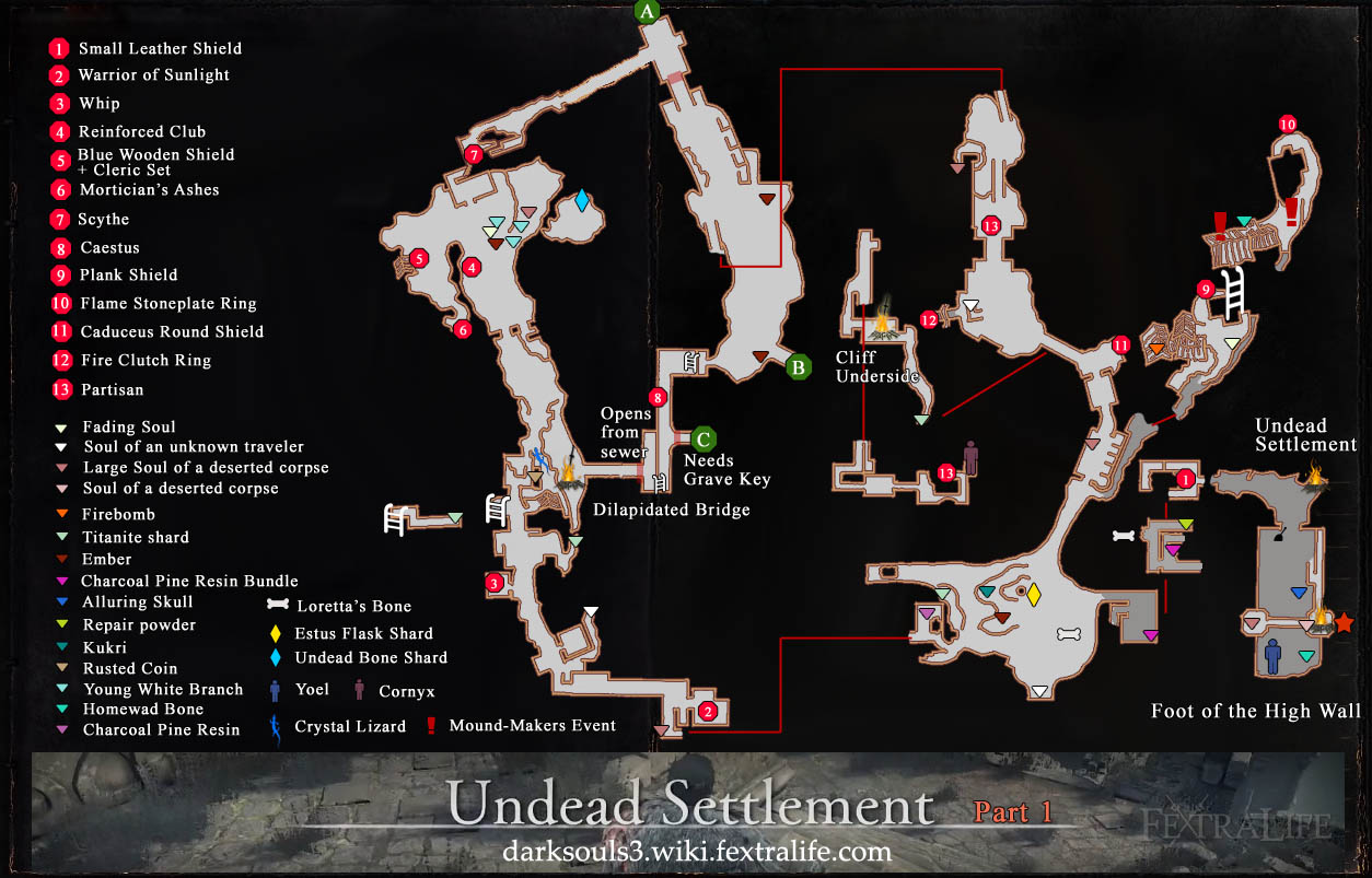 Изображение - Undead settlement map1.jpg | Dark Souls вики | FANDOM