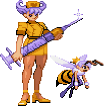 Darkstalkers Q-Bee transforms
