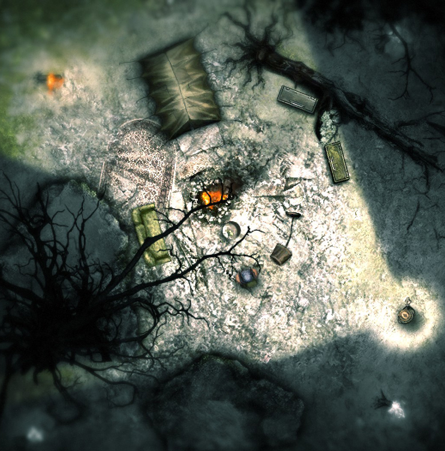 Darkwood карта старой рощи