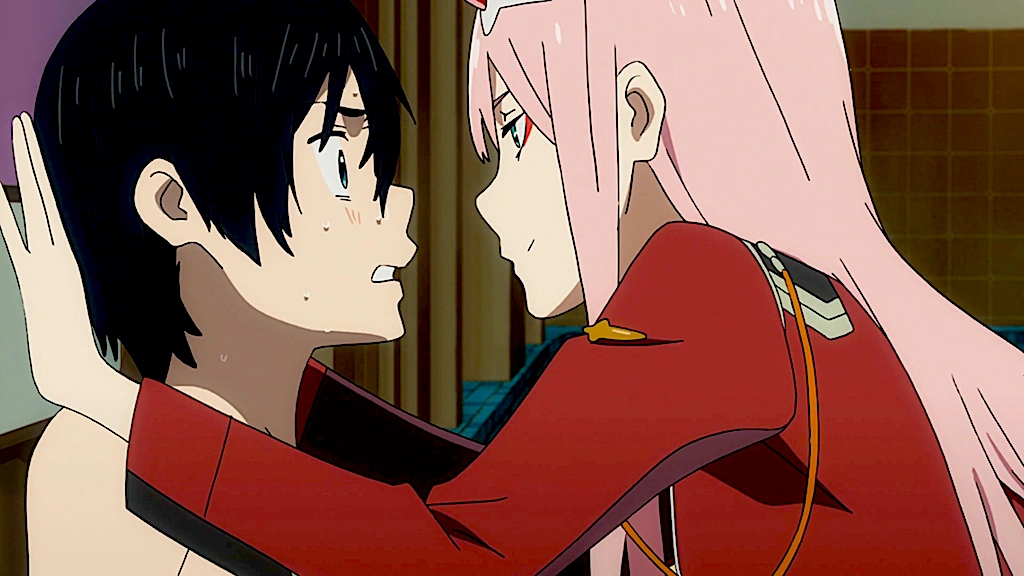 Image - Zero Two corners Hiro.png | DARLING in the FRANXX ...
