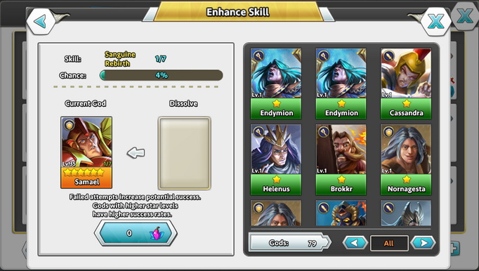 DoG Gods God Info Enhance Skill