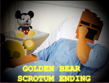 Golden bear scrotum ending