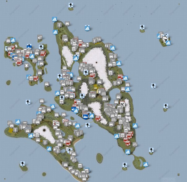 Карта лута минидейз 2