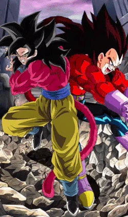 Fusion of Two Super Saiyan 4’s Super Saiyan 4 Goku & Super ...