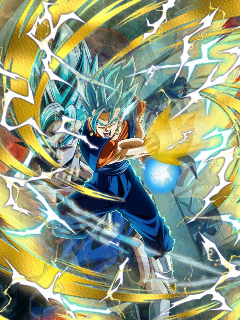 Azure Power Unleashed Super Saiyan God SS Vegito DB