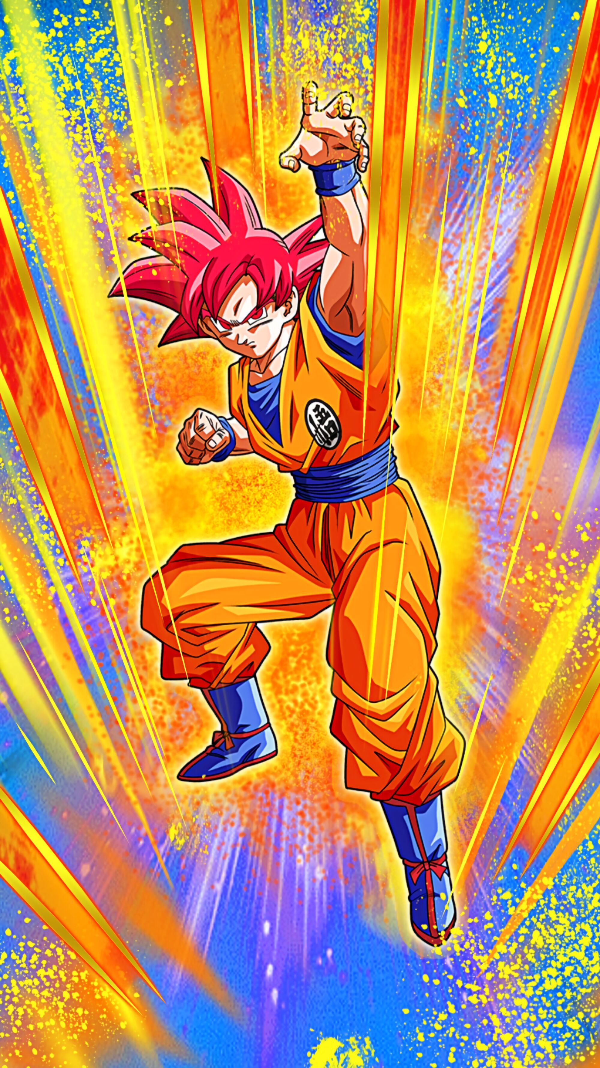 Becoming A God Super Saiyan God Goku Db Dokfanbattle Wiki Fandom 