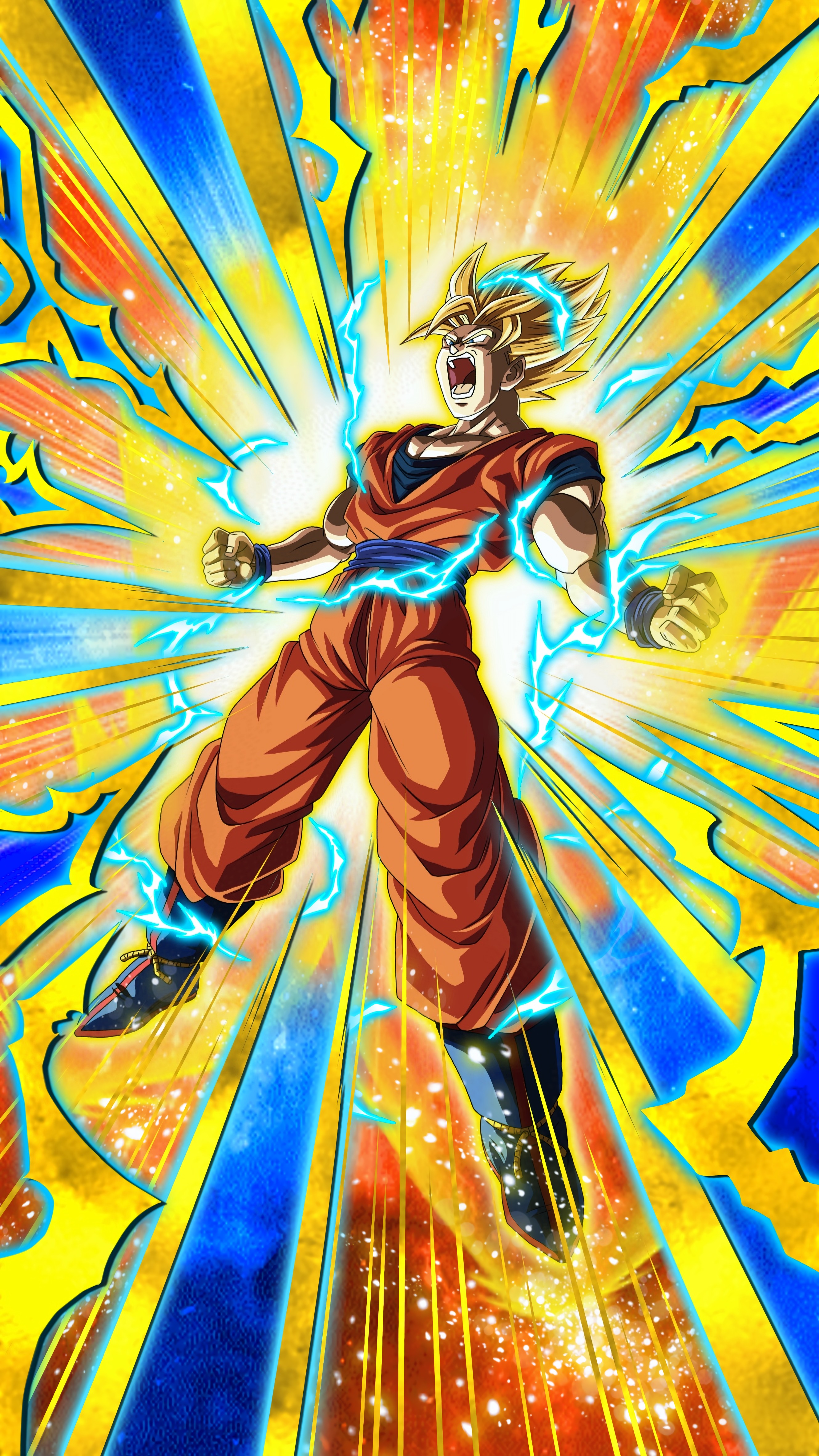 Supreme Legend Super Saiyan 2 Goku | DB-Dokfanbattle Wiki ...