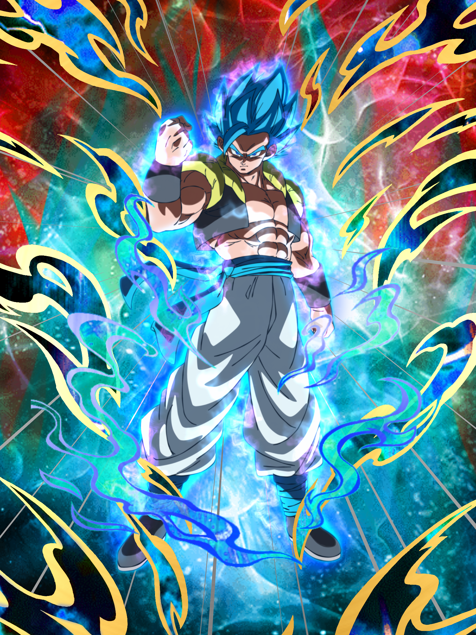 Heavenly Roar Super Saiyan God SS Gogeta(Rage) | DB-Dokfanbattle Wiki ...