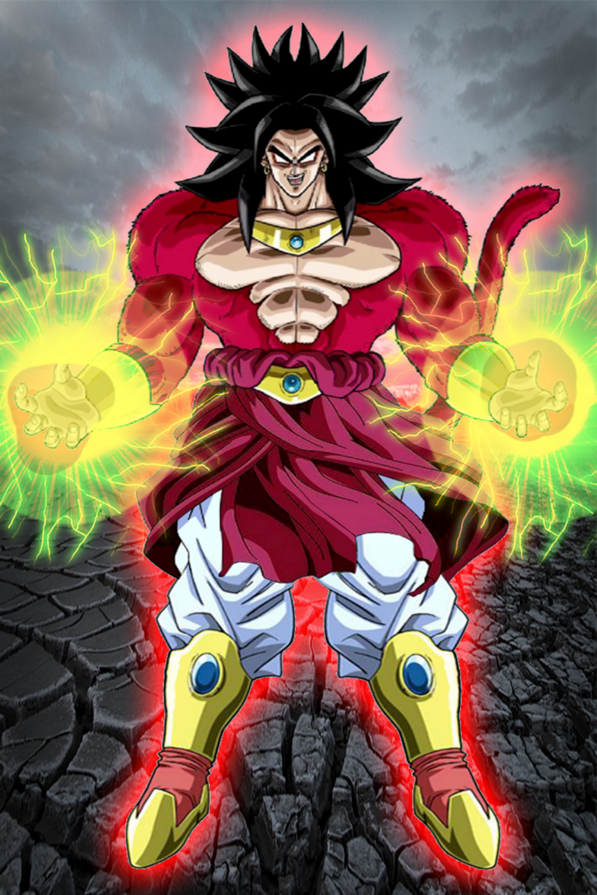 Broly Super Saiyan 4 From DragonBall