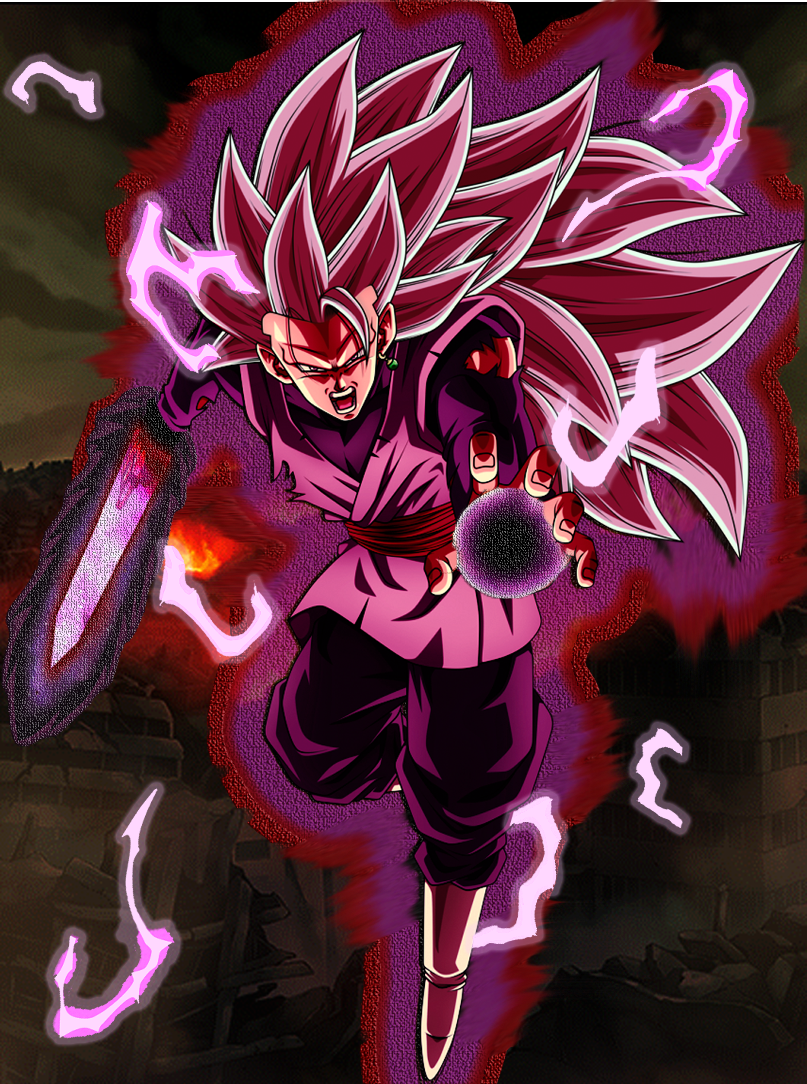 Malicious Radiance Goku  Black  Super Saiyan 3 Ros  DB 