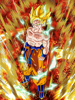 goku super saiyan furious counterattack dokfanbattle wikia db angry ki kamehameha