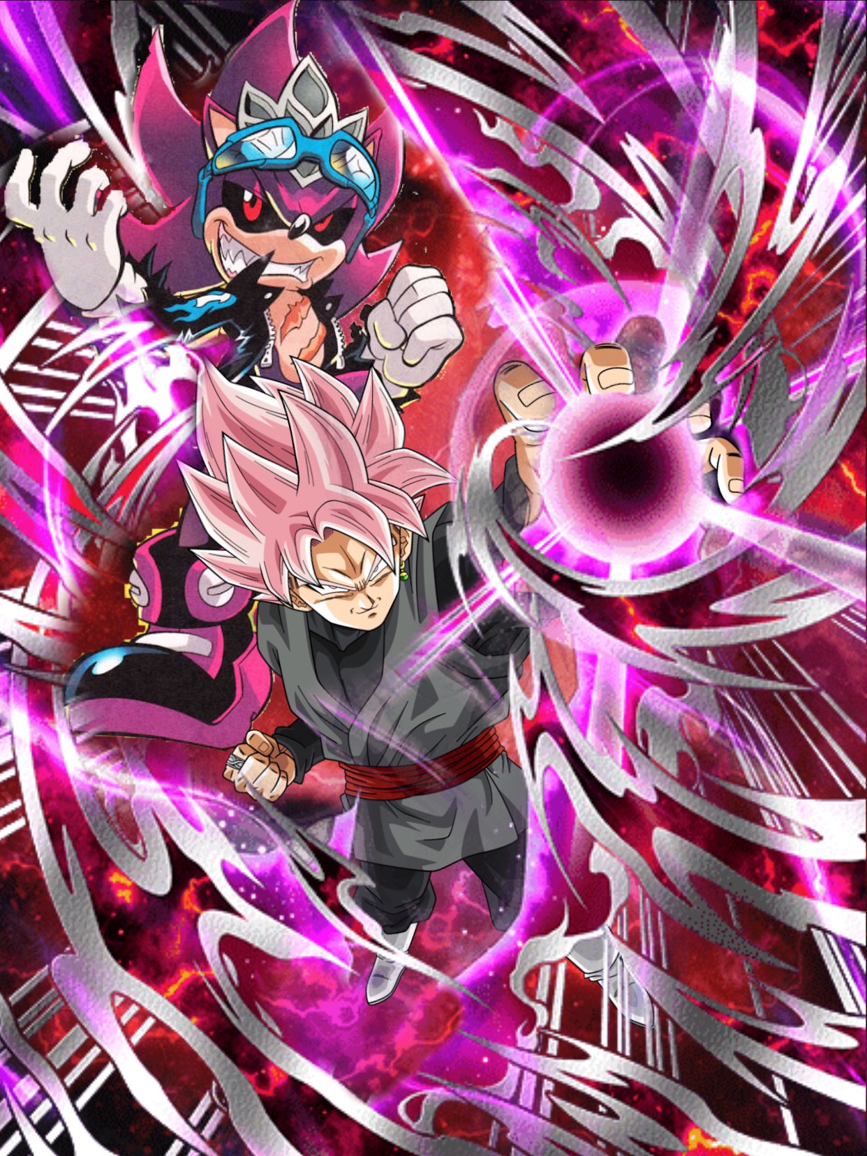 Beautiful Colors Collide Goku Black (Super Saiyan Rosé ...