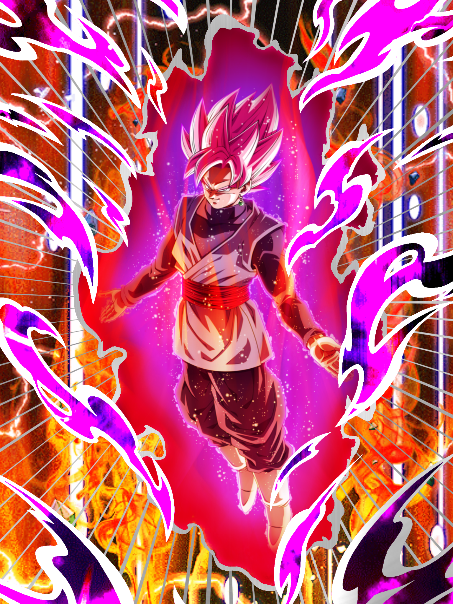 Divine Justice Goku  Black  Super Saiyan Ros  DB 