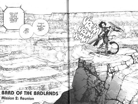 Alita in the Badlands in the manga