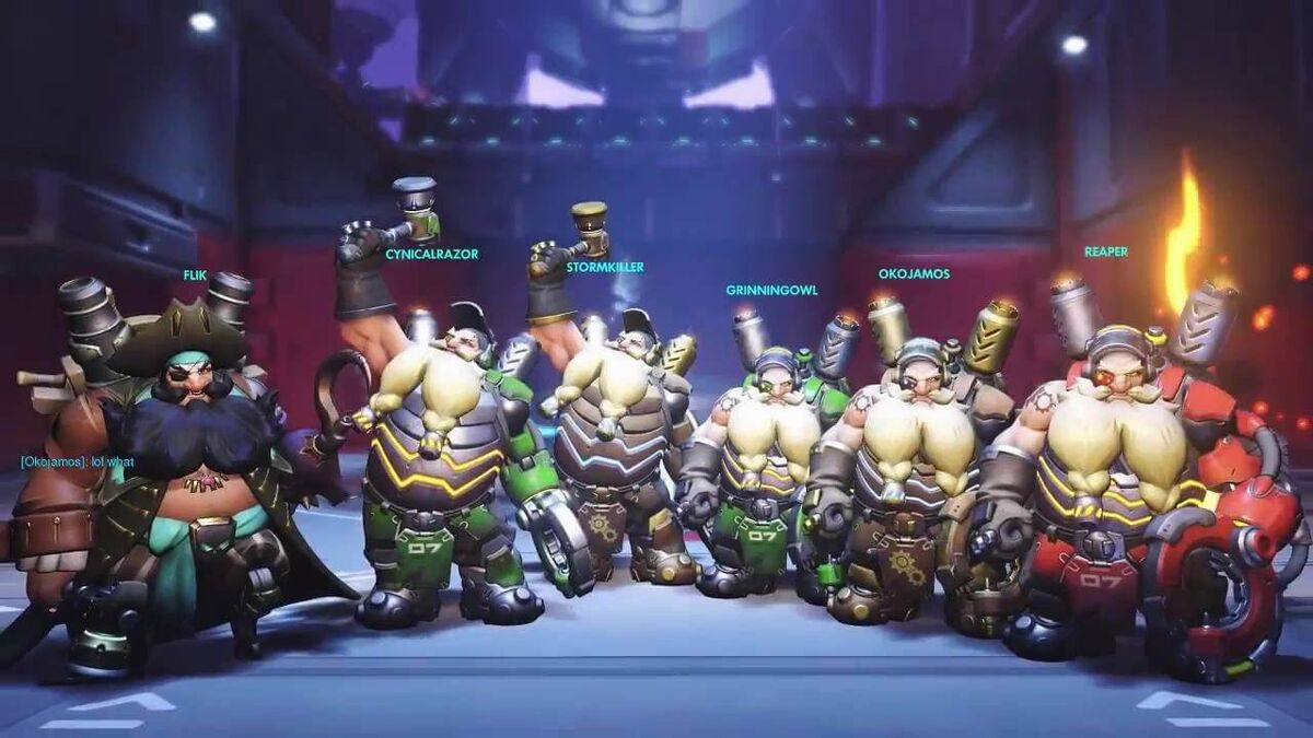 Six Torbjorns Overwatch