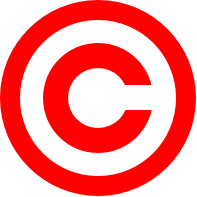 Red copyright