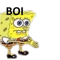 Transparent Spongebob Emotes