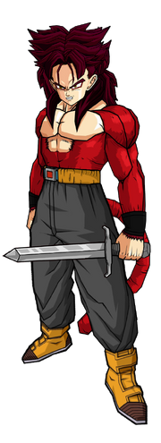 Trunks ssj4 by spongeboss-d2x34lx