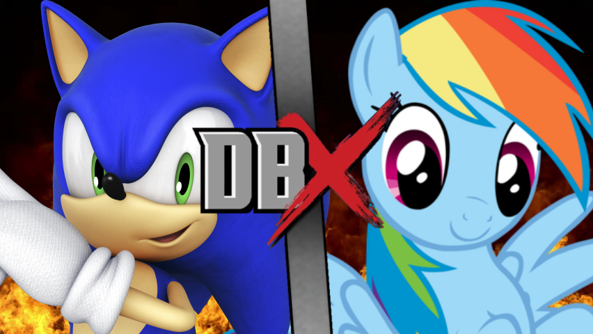 Sonic vs  Rainbow  Dash  DBX Fanon Wikia FANDOM powered 