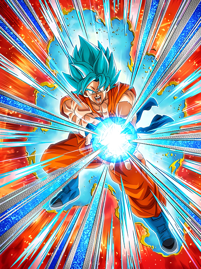 Decisive Kamehameha Super Saiyan God SS Goku Dragon Ball Z Dokkan