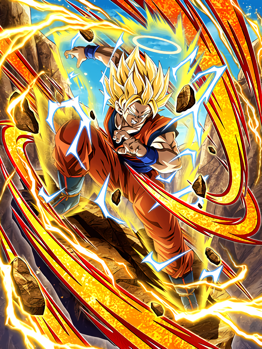 Rousing Fighting Spirit Super Saiyan 2 Goku (Angel ...