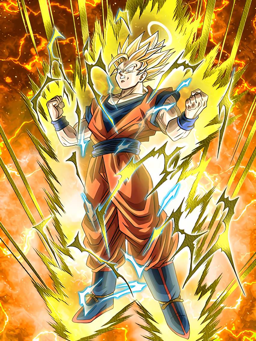 Resultado de imagem para Goku Super Saiyajin 2