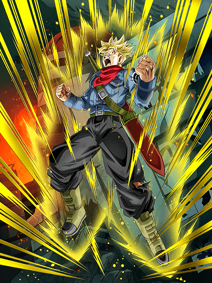 Humanitys Hope Super Saiyan Trunks Future Dragon Ball Z Dokkan Battle Wikia Fandom