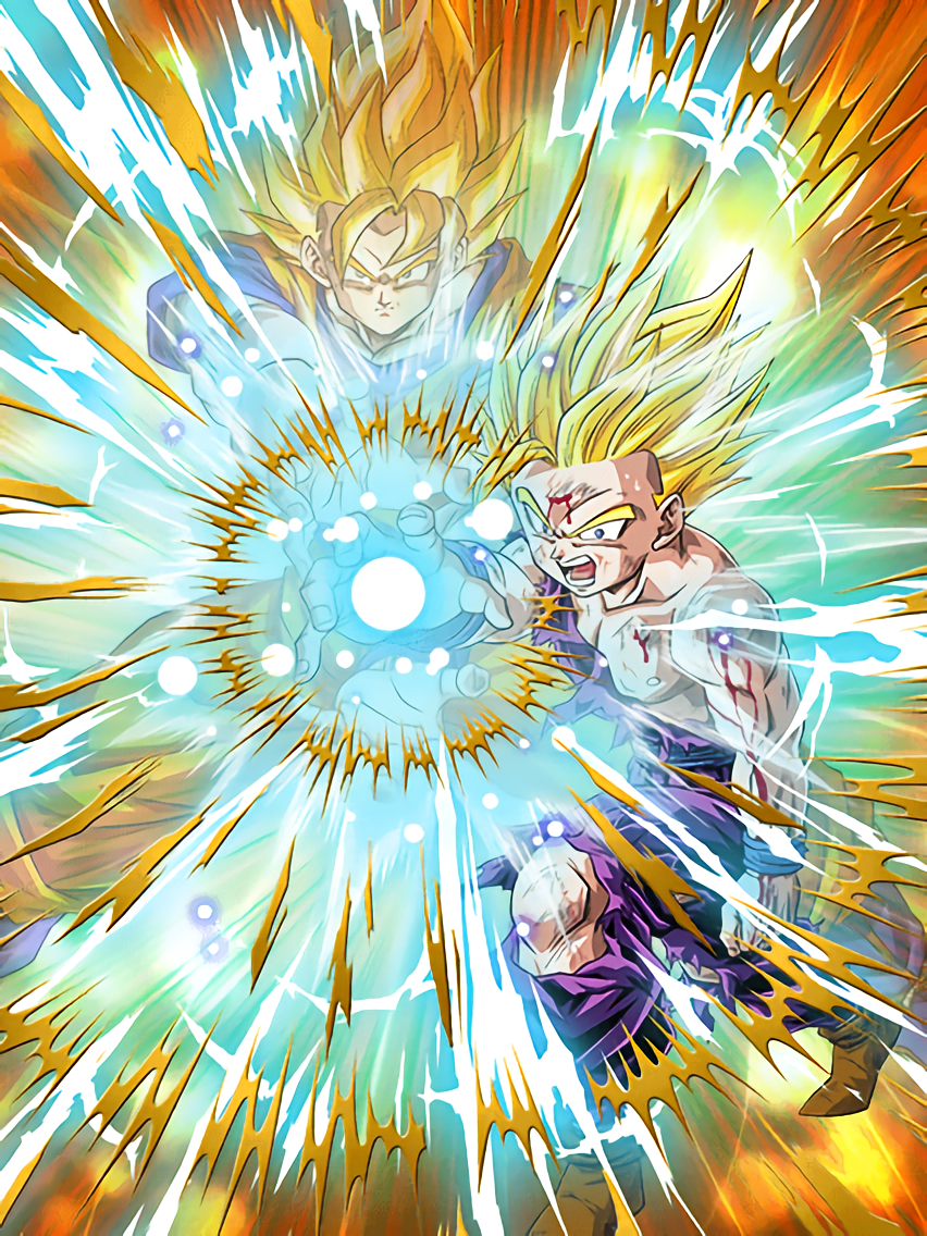 saiyan spirit super saiyan 2 gohan youth dragon ball z dokkan