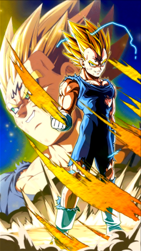 Beyond The Ferocious Flash Majin Vegeta Dragon Ball Z Dokkan