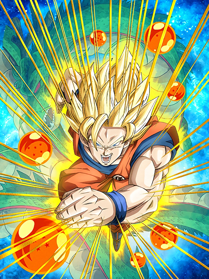 AllOut Charge Super Saiyan Goku Dragon Ball Z Dokkan Battle Wikia
