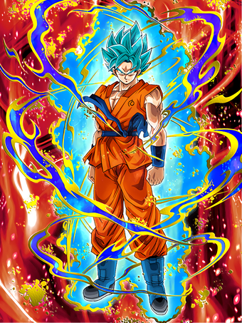 The Paramount Saiyan Super Saiyan God Ss Goku Dragon Ball Z Dokkan Battle Wiki Fandom