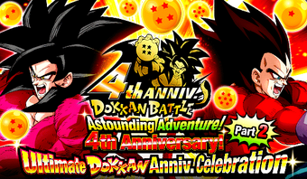 4th Anniversary Global Dragon Ball Z Dokkan Battle Wikia Fandom