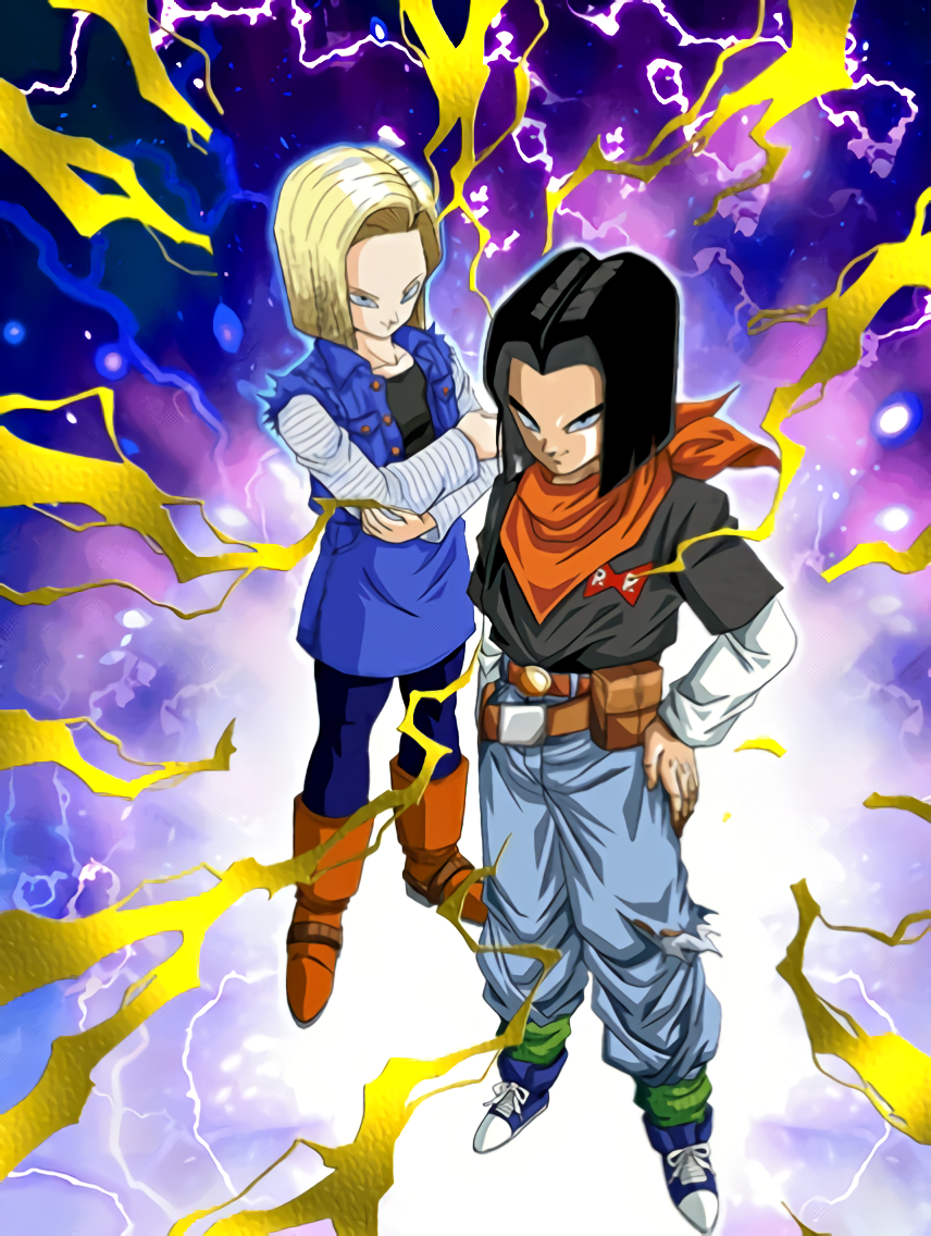 Unbridled Horror Androids 17 18 Dragon Ball Z Dokkan