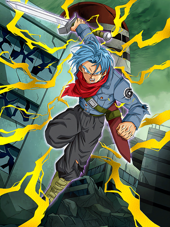 Standing Defiant Trunks Teen Future Dragon Ball Z Dokkan Battle Wikia Fandom