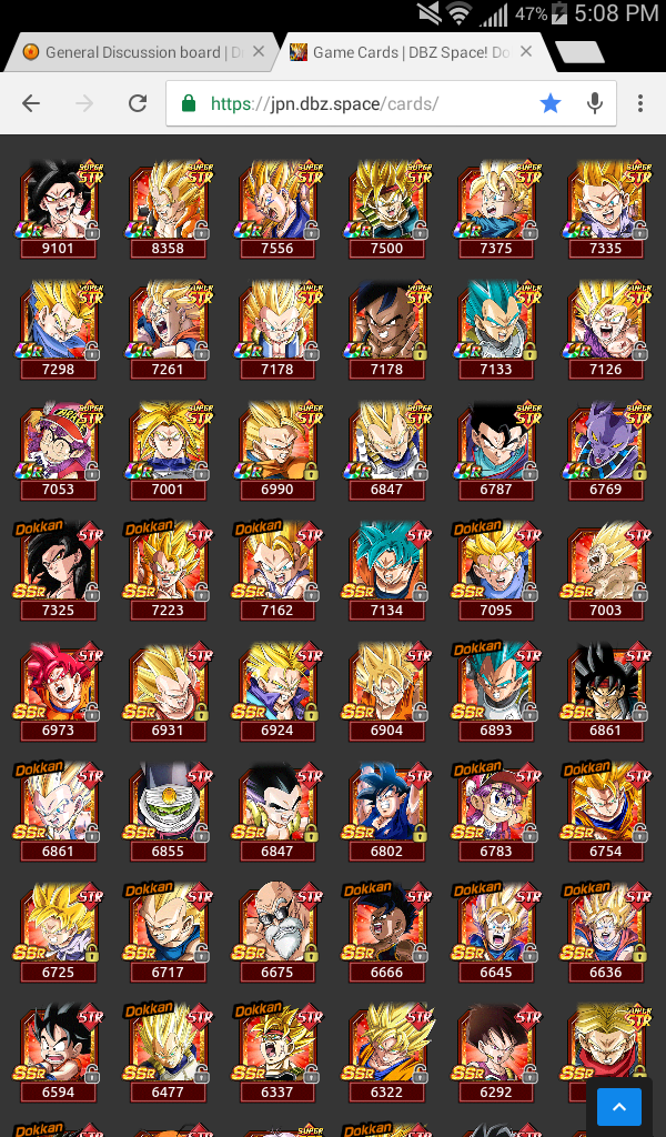 Super Str Tier List Discussion Dragon Ball Z Dokkan Battle